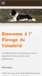 Mobile Screenshot of elevage-du-valadarie.com